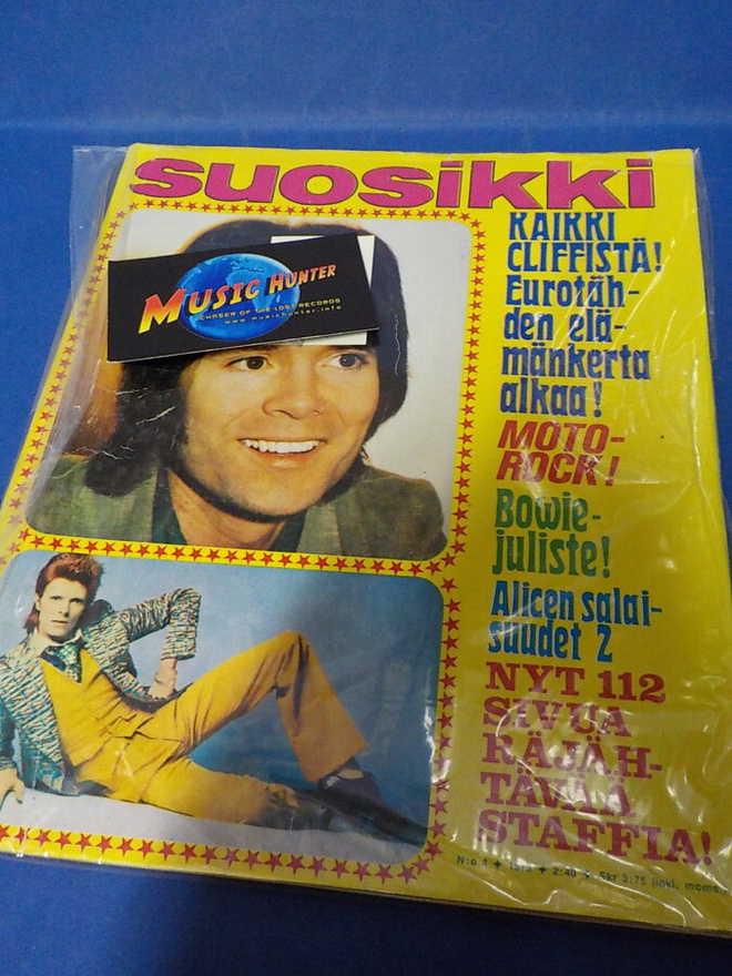 SUOSIKKI LEHTI #14/1973 + JULISTEESSA DAVID BOWIE
