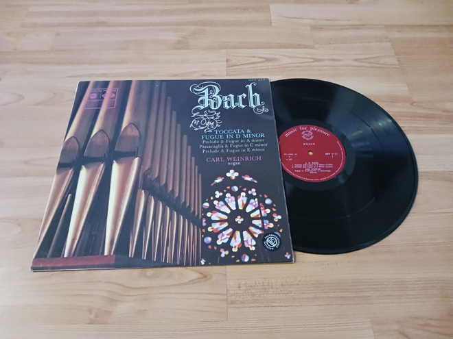 Bach - Carl Weinrich – Toccata & Fugue In D Minor lp