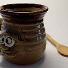 Pretty Ugly Pottery –keramiikkamuki ja puulusikka - pikkukuva 4