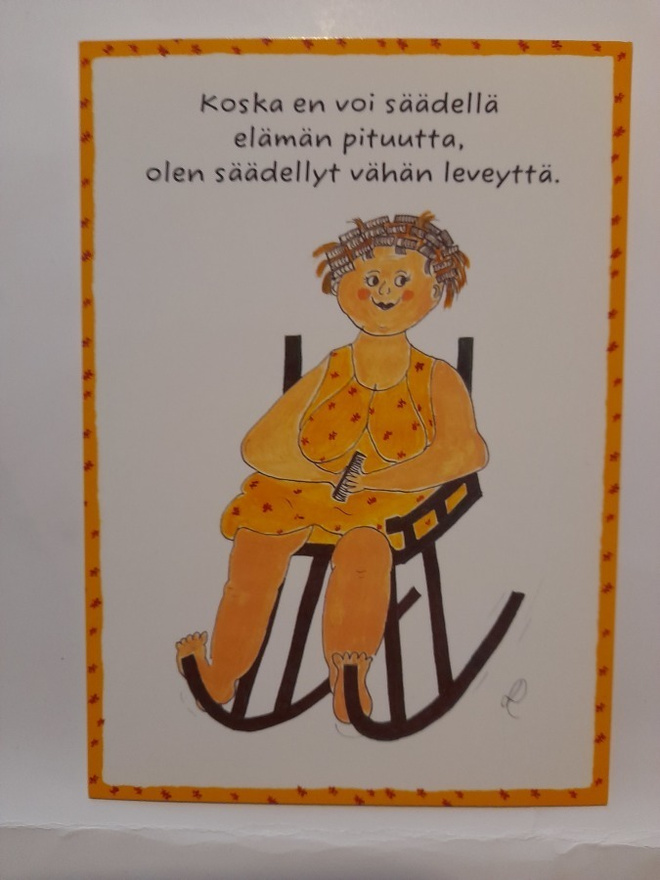 Liisa-Cristiina laaksonen.: Koska en voi säädellä