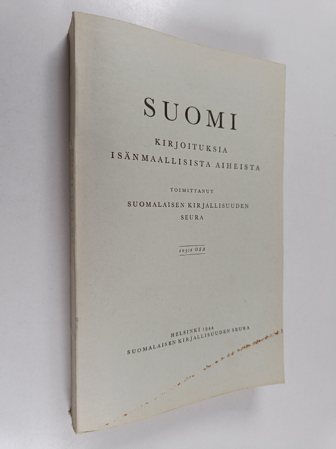 Antti Sovijärvi : Suomi : kirjoituksia isänmaallisista ai...