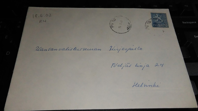 PV18 kuorella 1965 26/8