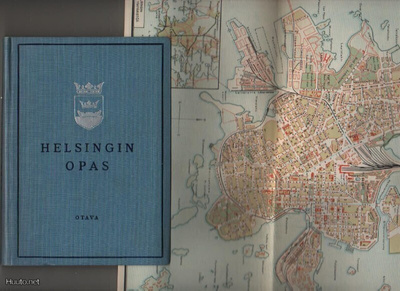 Helsingin opas, Otava 1938, yvk., K3 +, karttaliitteitä