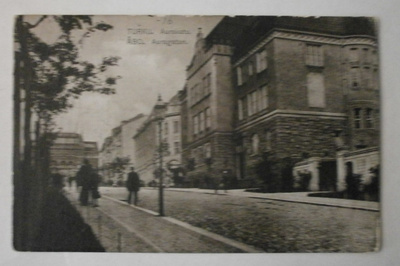 Turku, Aurakatu, vanha mv pk, p. 1916 + sensuurileima