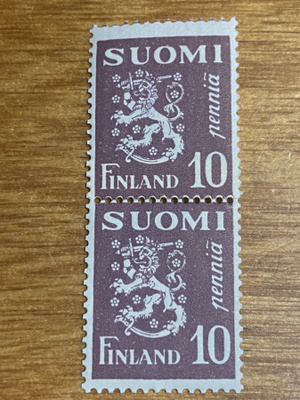 LEIJONAMALLI 10 PENNIÄ 1930** (rullamerkki 091)