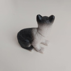 KISSA-FIGUURI CHINA HARMAAVALKOINEN - pikkukuva 3