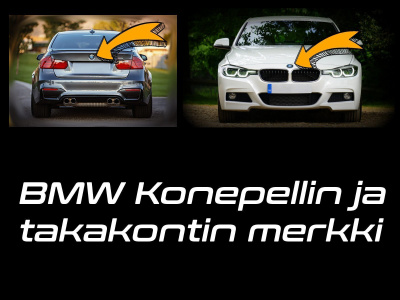 BMW Etu-/takamerkki, Sisäpinnimalli (2-pin / 3-p