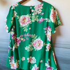 DRESS IN smaragdin vihreä kukka tunika 44(40) - pikkukuva 4