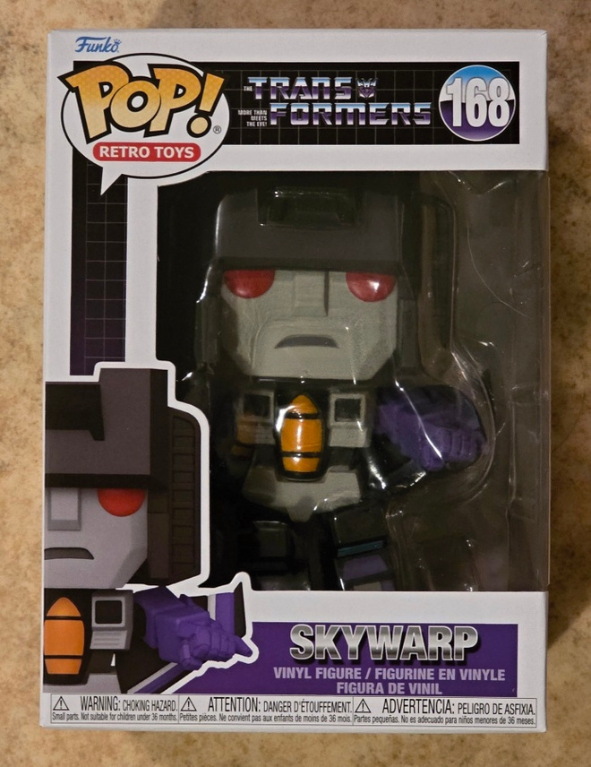 Funko Pop Retro Toys Transformers Skywarp #168