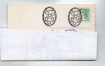 Helsinki: Postimerkkimessut (erikoisleima 31.10.1998)