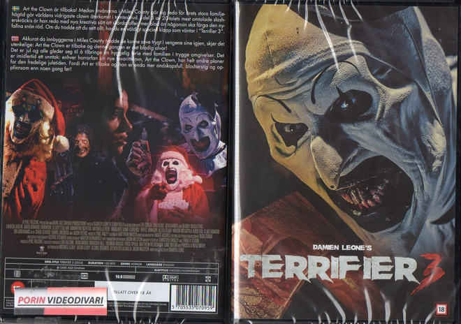 Terrifier 3	(52 436)	UUSI	-SV-	DVD				2024	sub.sv.