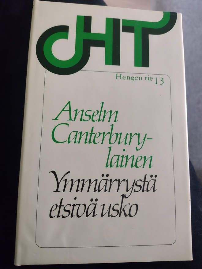 Anselm Canterburylainen: Ymmärrystä etsivä uako
