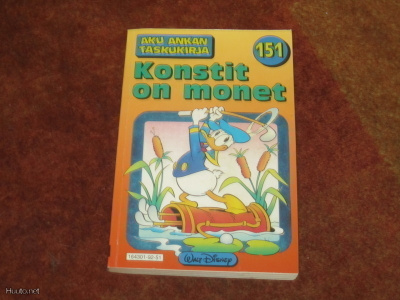 AKU ANKAN TASKUKIRJA 151 - KONSTIT ON MONET