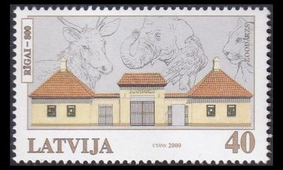 Latvia 525 ** Riika 800v (2000)