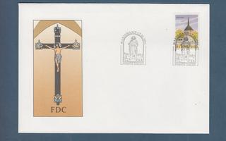 FDC Åland Sundin kirkko...Mariehamn 7.10.1994