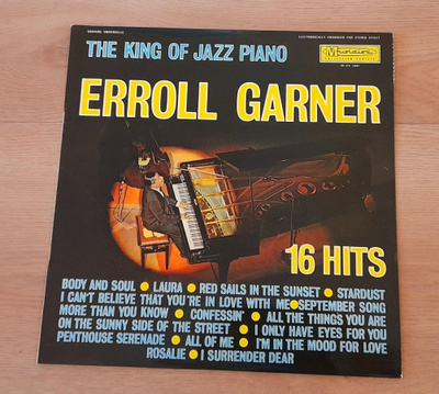 ERROLL GARNER  The king of jazz piano 30 CV 1047 Ranska
