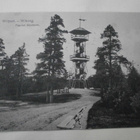 Viipuri, Papulan näkötorni, lähiympäristöä, penkki, p. 1916 - pikkukuva 1