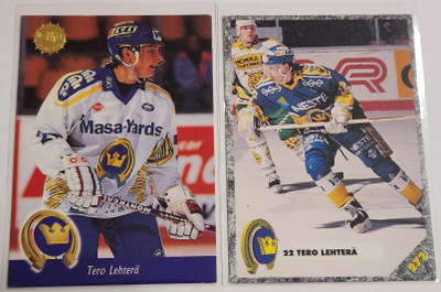 Tero Lehterä Jääkiekkokortit Kiekko-Espoo 2in1