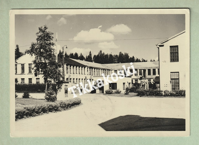 Vanha valokuva: Tikkakosken asetehdas