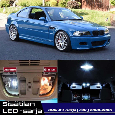 BMW M3 (E46) Sisätilan LED-sarja 16-osainen