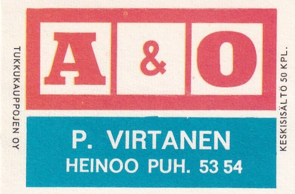Heinoo. P. Virtanen  , A & O   7/6