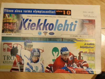 Kiekkolehti Nro 28/2001 (19.11)
