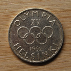500 Markkaa 1952 Helsingin Olypialaiset Hopeaa - pikkukuva 1