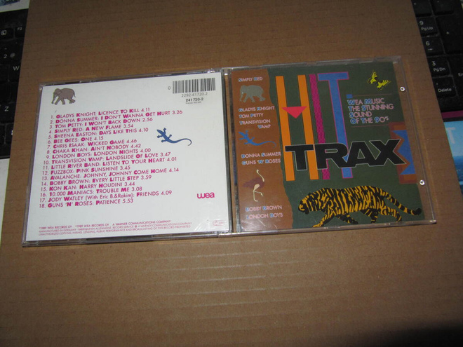 Hit Trax CD  Donna Summer, Guns`N`Roses ym v.1989 RARE