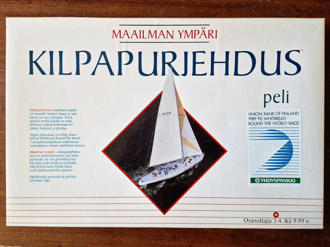 Maailmanympäri Kilpapurjehdus Peli. Uusi Muoveissa