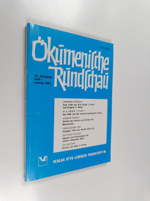 Ökumeniche rundschau 1/1986