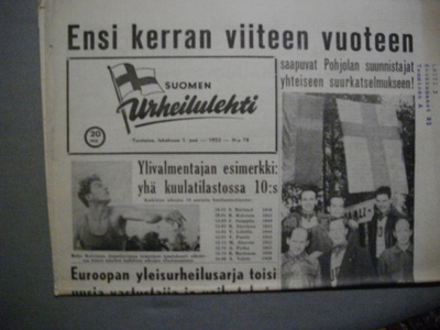 Suomen Urheilulehti Nro 78/1953 (12.3)