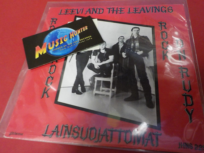 LEEVI AND THE LEAVINGS - ROCK ON RUDY M-/EX+ 7'' SINGLE