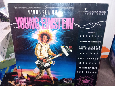 LP SOUNDTRACK YOUNG EINSTEIN ( SIS POSTIKULU )
