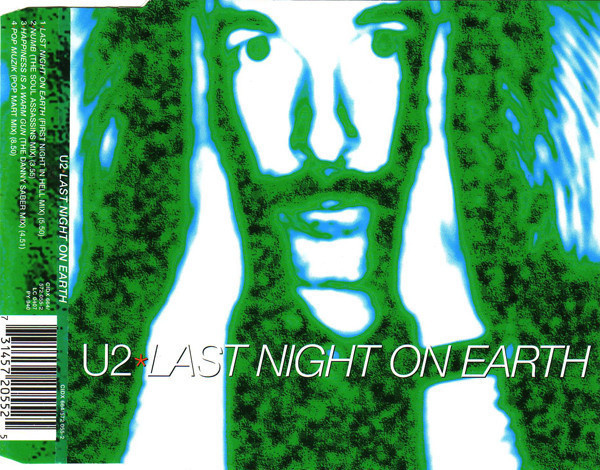 U2 - Last Night On Earth (CD) NEAR MINT!! Maxi-single