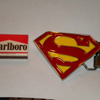 Teräsmies / Super Man - Vyönsolki ja nahkavyö 110cm - pikkukuva 2