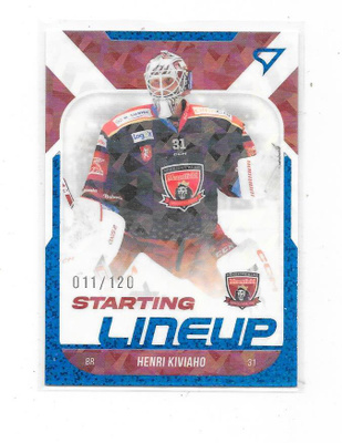 2022 Tipsport Starting LineUp #25 Henri Kiviaho Ässät /120