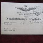 Suomen Valtionrautatiet. Ilmoituskortti. Turku - pikkukuva 1