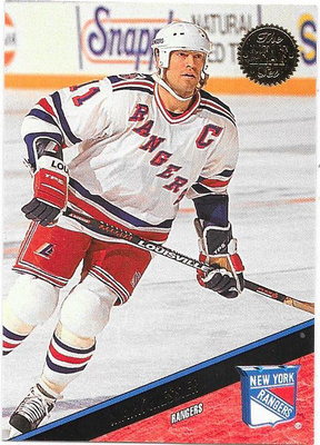 1993-94 LEAF #156 Mark Messier , New York Rangers