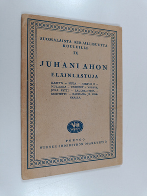 Juhani Aho : Juhani Ahon eläinlastuja