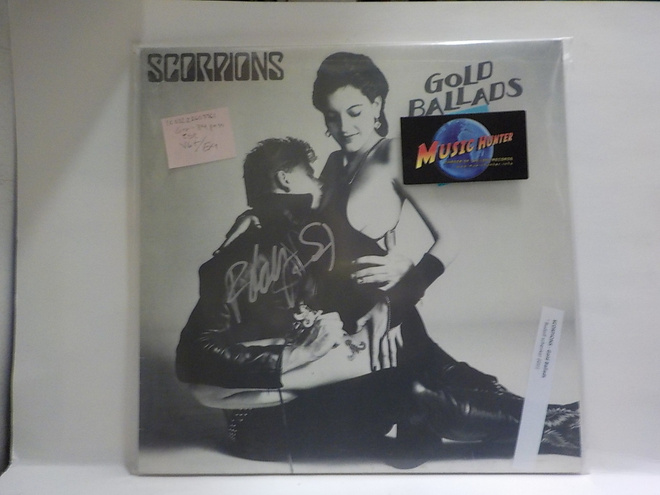 SCORPIONS - GOLD BALLADS VG+/EX+ SAKSA 1984 LP + NIMMARI!!!