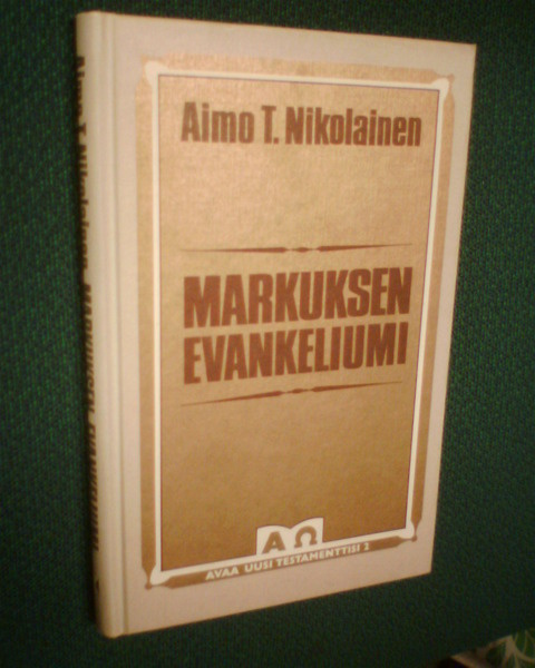 Nikolainen MARKUKSEN EVANKELIUMI ( 1 p. 1984 ) Sis.pk:t