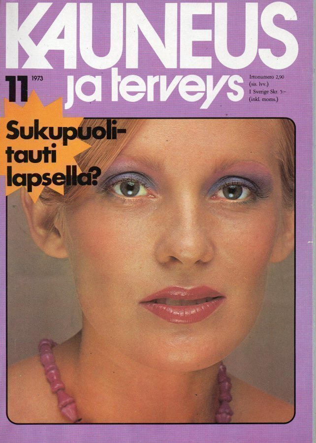 Kauneus ja terveys n:o 11 1973 Sokeritauti. Kauneuden 20-luk