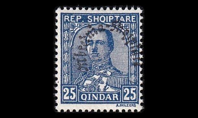 Albania 193 * Käyttösarja 25 Q pp Mbretnia-Shqiptare (1928