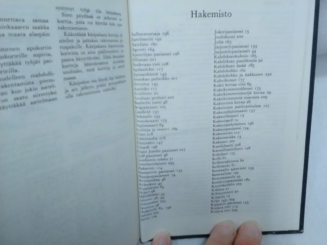 Pasianssikirja - toim. Ilmo Kurki-Suonio (sid.)