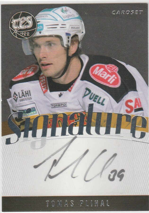 2011/12  Cardset Signature Thomas Plihal , TPS