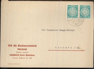 DDR Mi Dienst 35 pari kirjeellä