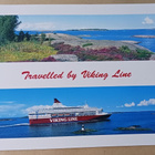 Travelled by Viking Line, kaksikuvapk, ei p. - pikkukuva 1
