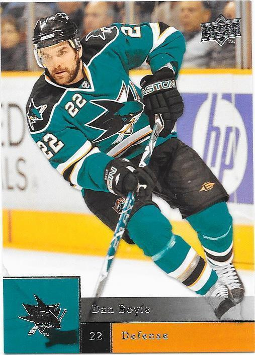 2009-10 Upper Deck #154 Dan Boyle San Jose Sharks