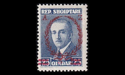 Albania 170 * Presidentti 5/25 Q pp (L 11½) (1928)