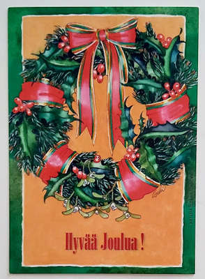 "Joulukranssi" KULKEMATON JOULUKORTTI